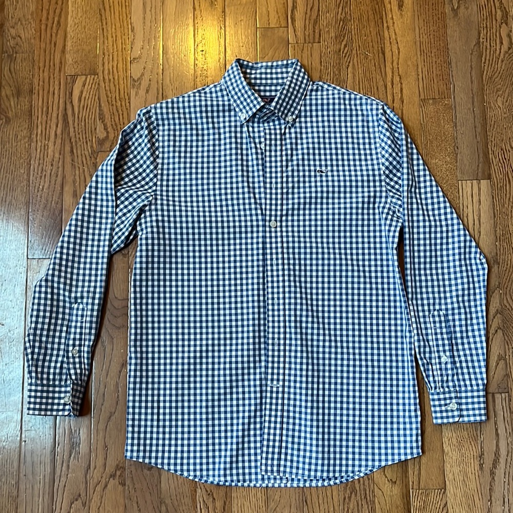 Vineyard Vines Boys’ Oxford Whale Shirt